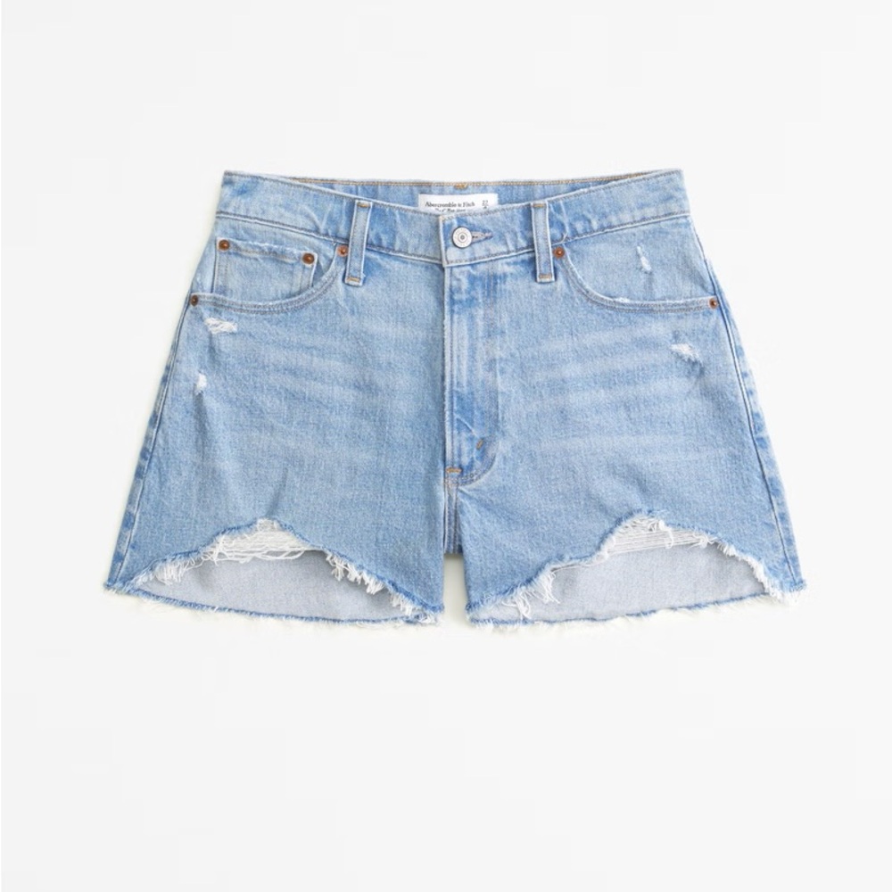 Best Selling Abercrombie & Fitch Curve Love The 4” Mom Short High Rise